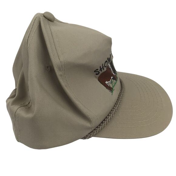 Vintage YoungAn Headwear Snapback “Show Bear” Rope Embroidered Baseball Cap Hat - Picture 3 of 7